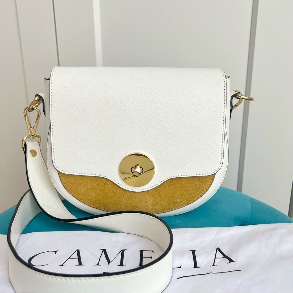 CAMELIA ROMA White Crossbody Bag